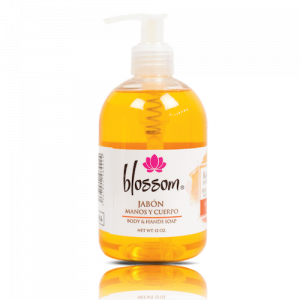 BLOSSOM Jabón– Para manos y cuerpo piel seca12 Oz