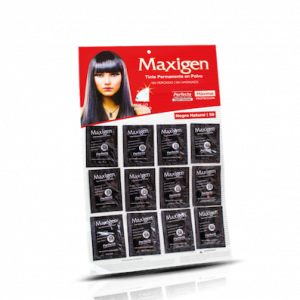 Maxigen Tinte Permanente en Polvo Sin Peróxido Negro Natural 58